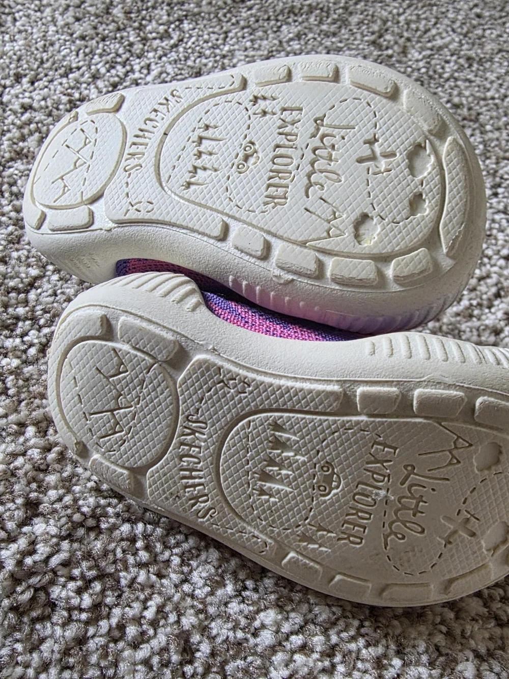 Skechers Purple & Pink Slip-On Baby Walker Shoes